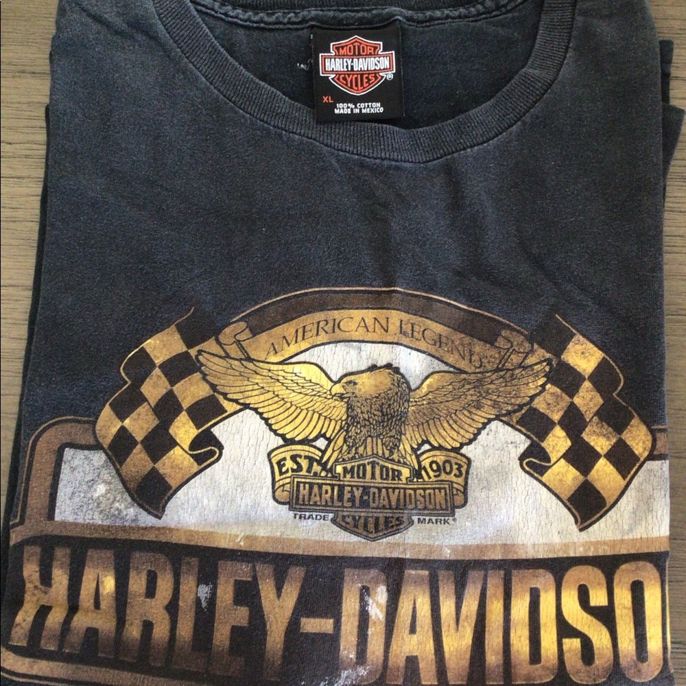 Original Harley Davidson shirt- men size xL - Picture 3 of 4